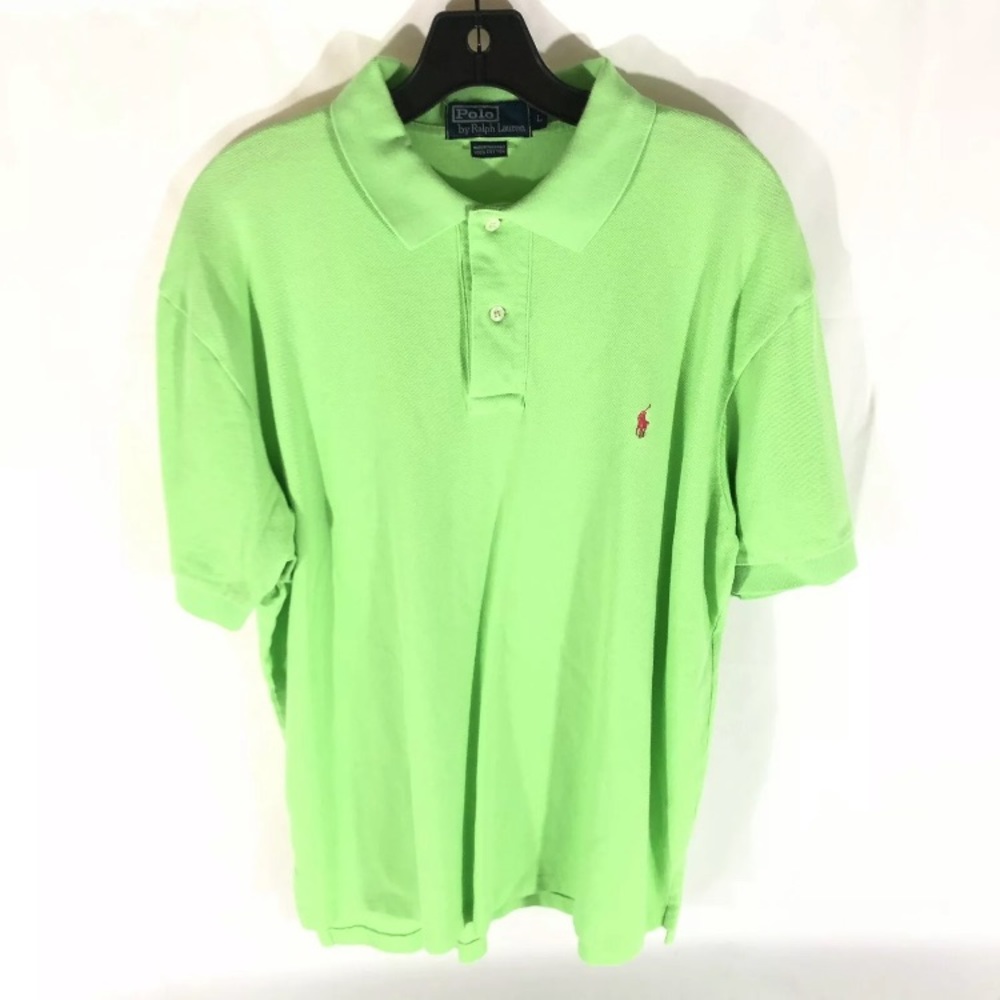 Men’s Ralph Lauren large polo lime green